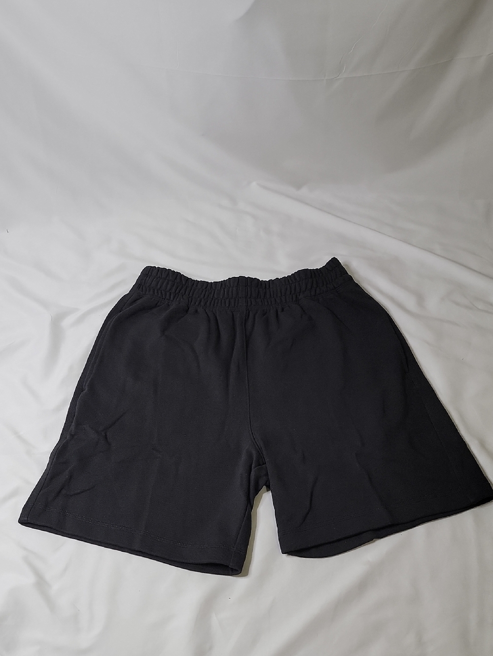 Burberry Black Cotton Shorts with Vintage Check Plaid Logo Patch